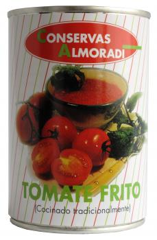 Tomate Frito en bote de 1/2 de Kg en Bandeja de 12 botes Profesionales Conservas vegetales Sofritos (Tomate, Cebolla...)